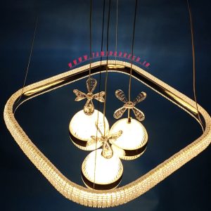لوستر آویز مدرن LED سه حالته نیک لایت 1271