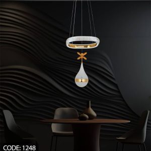 لوستر آویز مدرن LED سه حالته نیک لایت 1248