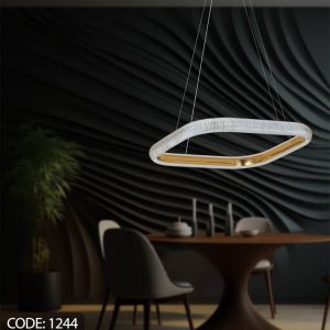 لوستر آویز مدرن LED سه حالته نیک لایت 1244