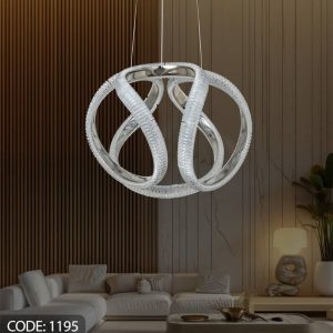 لوستر آویز مدرن LED سه حالته نیک لایت 1195