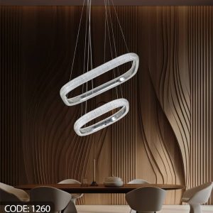 لوستر آویز مدرن LED سه حالته نیک لایت 1260