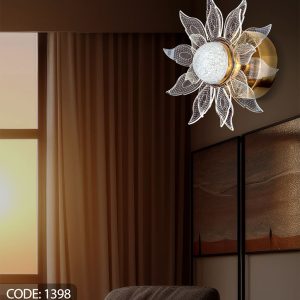 لوستر دیواری مدرن LED سه حالته نیک لایت 1398